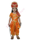 Rani Laxmi Bai Jhansi Ki Rani  (Orange) Kids Fancy Dress Costume
