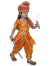 Rani Laxmi Bai Jhansi Ki Rani  (Orange) Kids Fancy Dress Costume