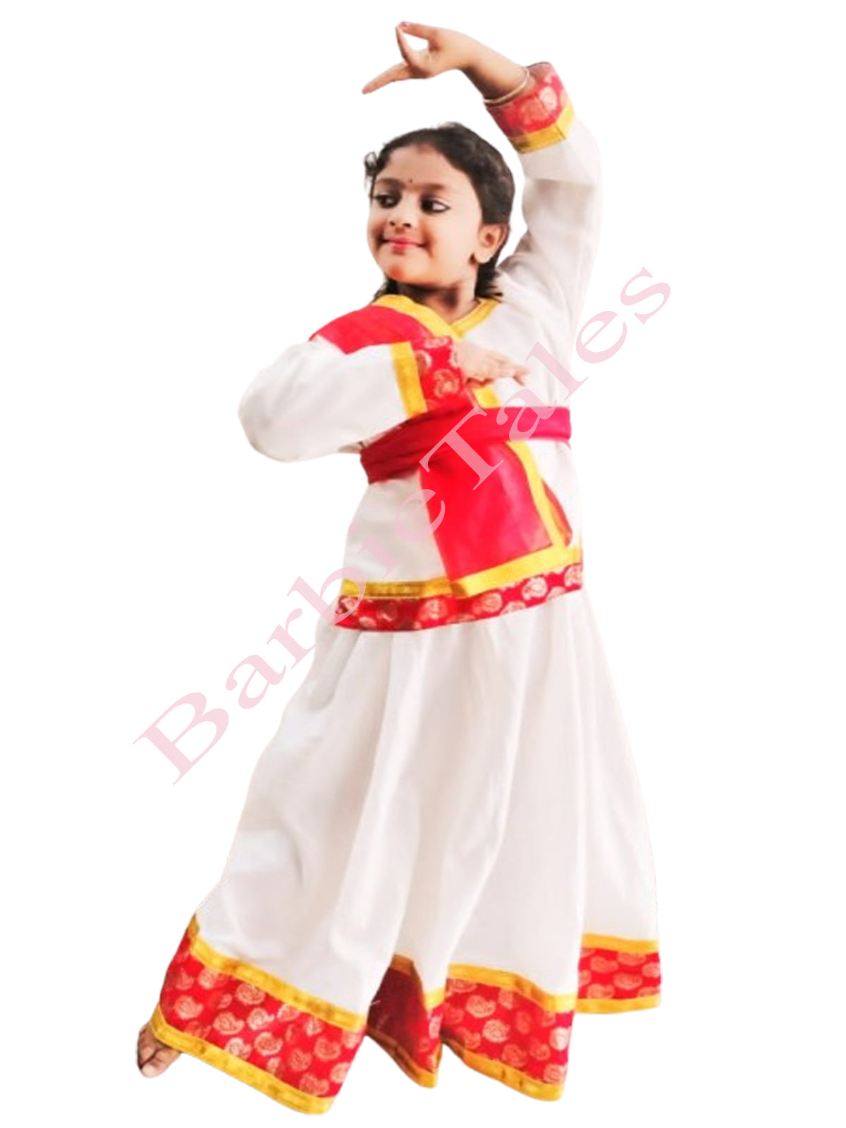 Kathak dress for girl best sale