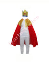 King Robe Red Kids Fancy Dress Costume