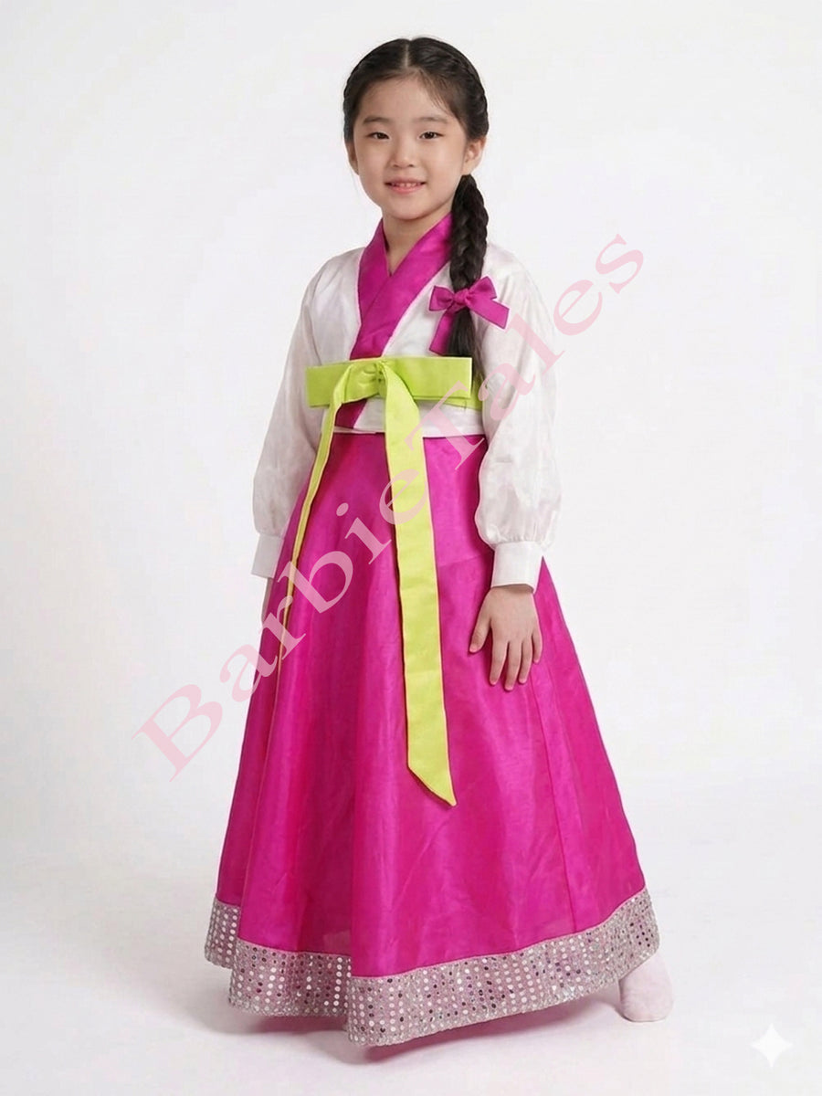Korean Girl Kids Fancy Dress Costume