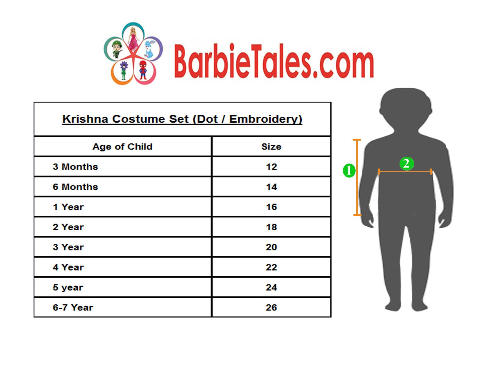 Little Bala Krishna Embroidery Fancy Dress With Ornaments-RED