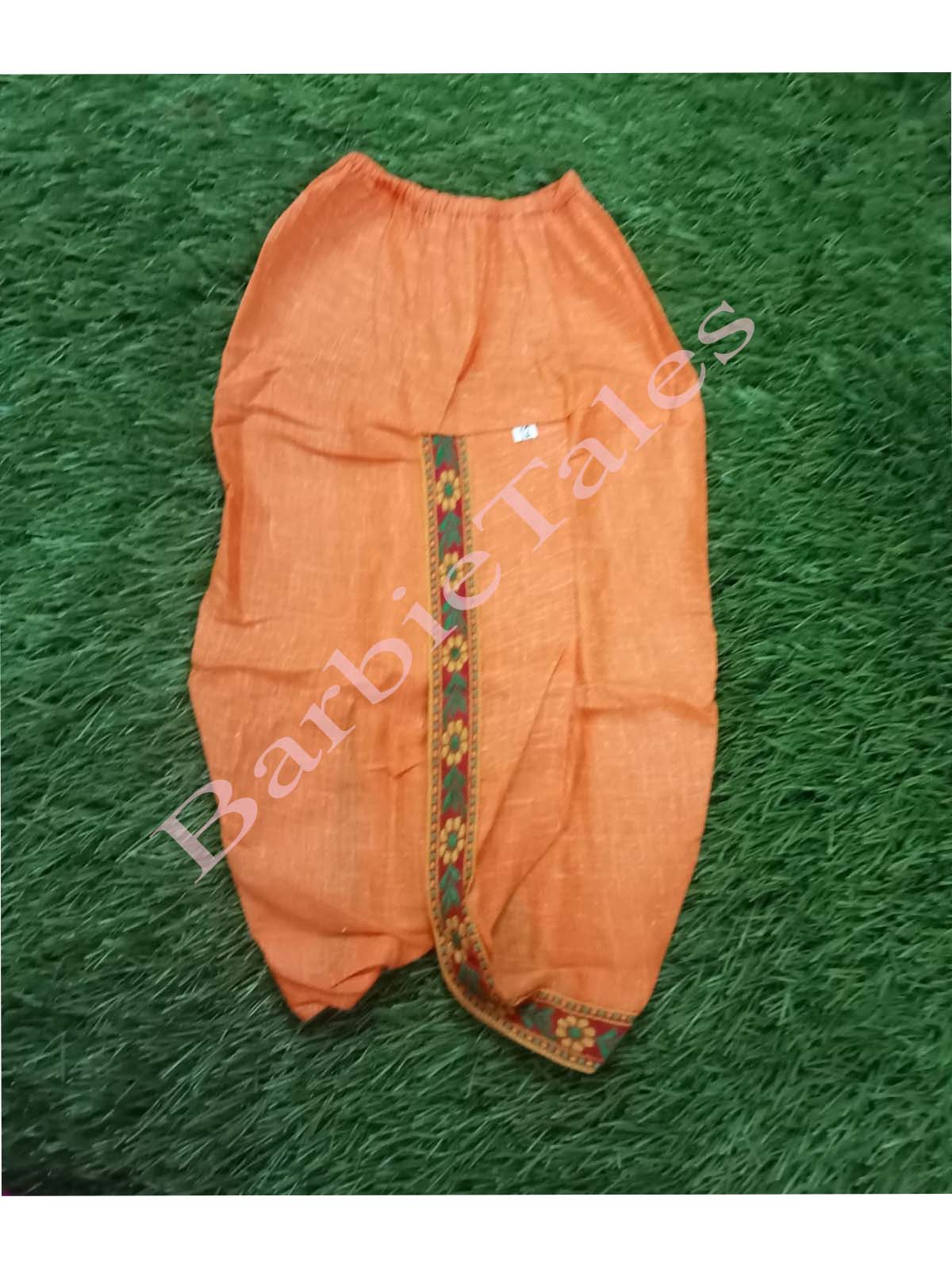 Krishna Yellow Top Yellow Dhoti Costume For Boys