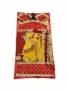 Little Bala Krishna Frill Leher Fancy Dress With Ornaments-YELLOW