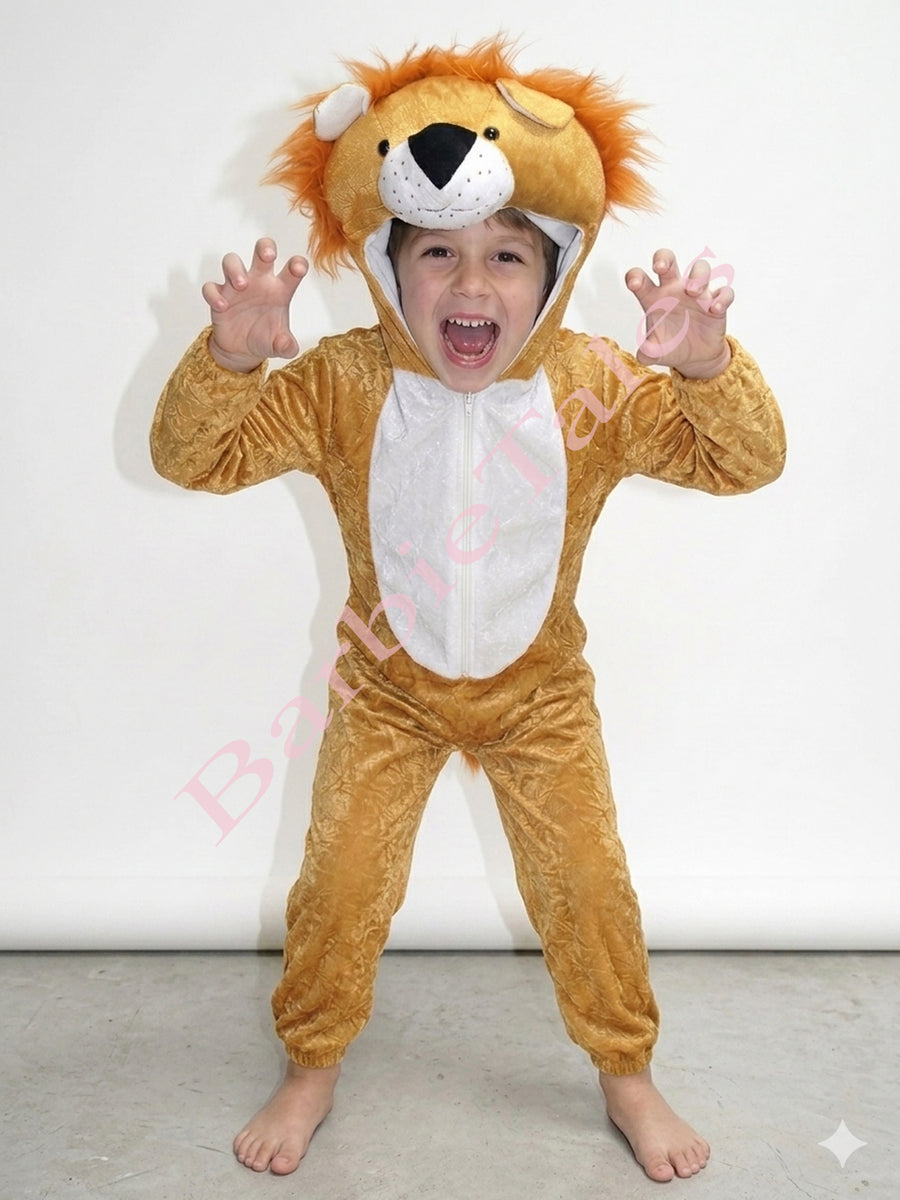 Lion Animal Kids Fancy Dress Costume