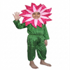 Magenta Flower Kids Fancy Dress Costume