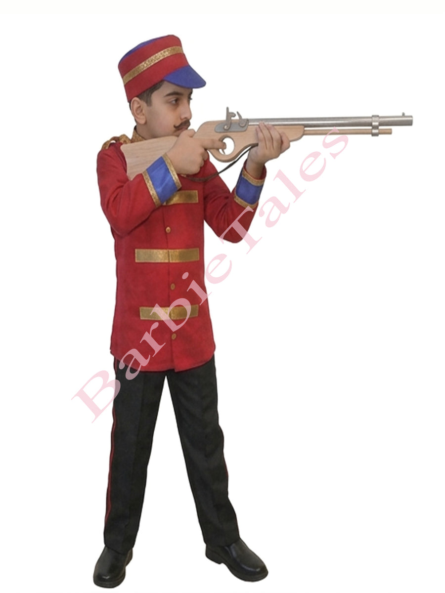 Mangal Pandey British Soldier Freedom Fighter Kids Fancy Dress Costume