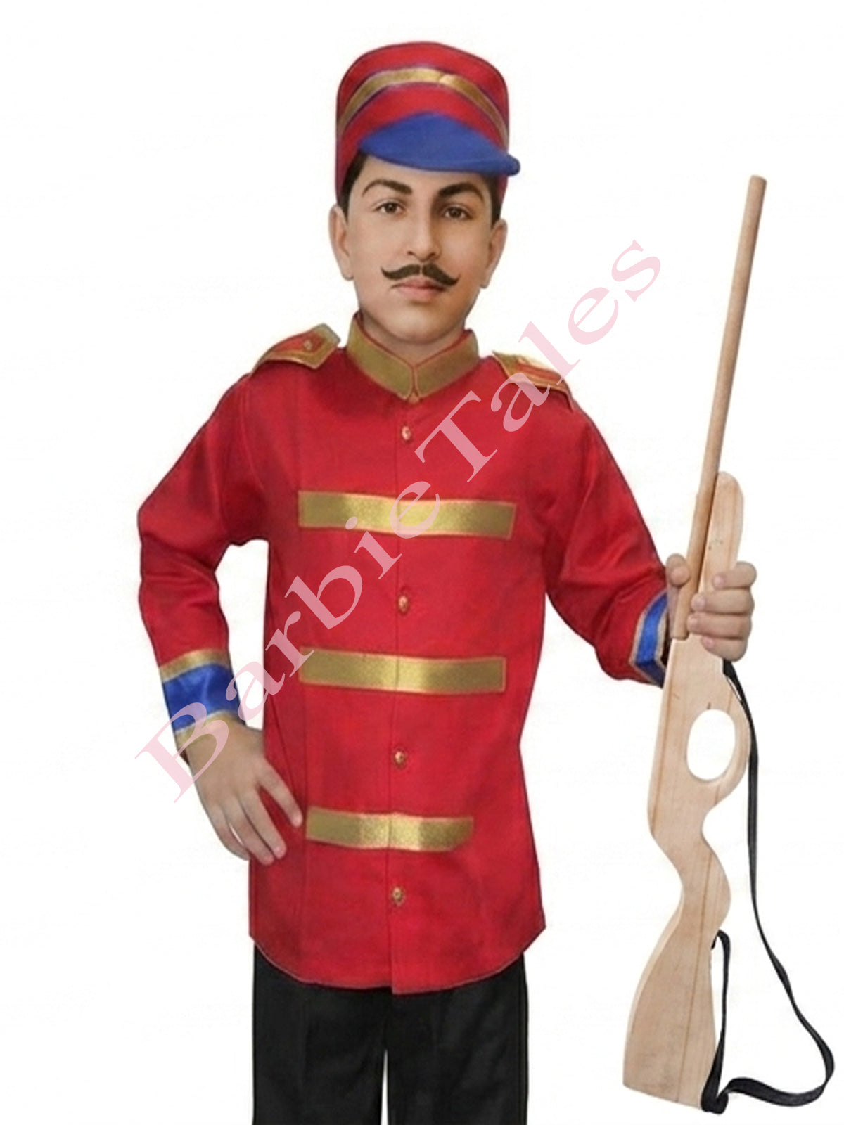 Mangal Pandey British Soldier Freedom Fighter Kids Fancy Dress Costume