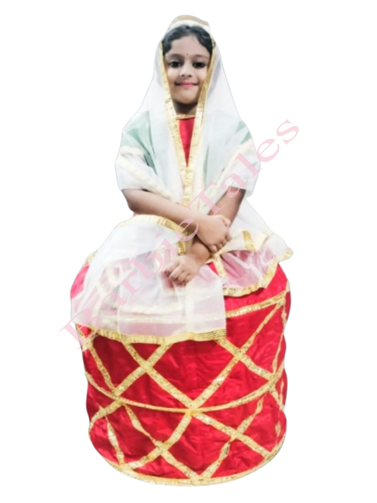 Manipuri Girl Fancy Dress for Kids Indian State