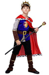 Royal Medieval King Kids Fancy Dress Costume