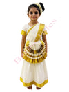 Kerala Mohiniyattam Indian Classical Dance Costume For Girls