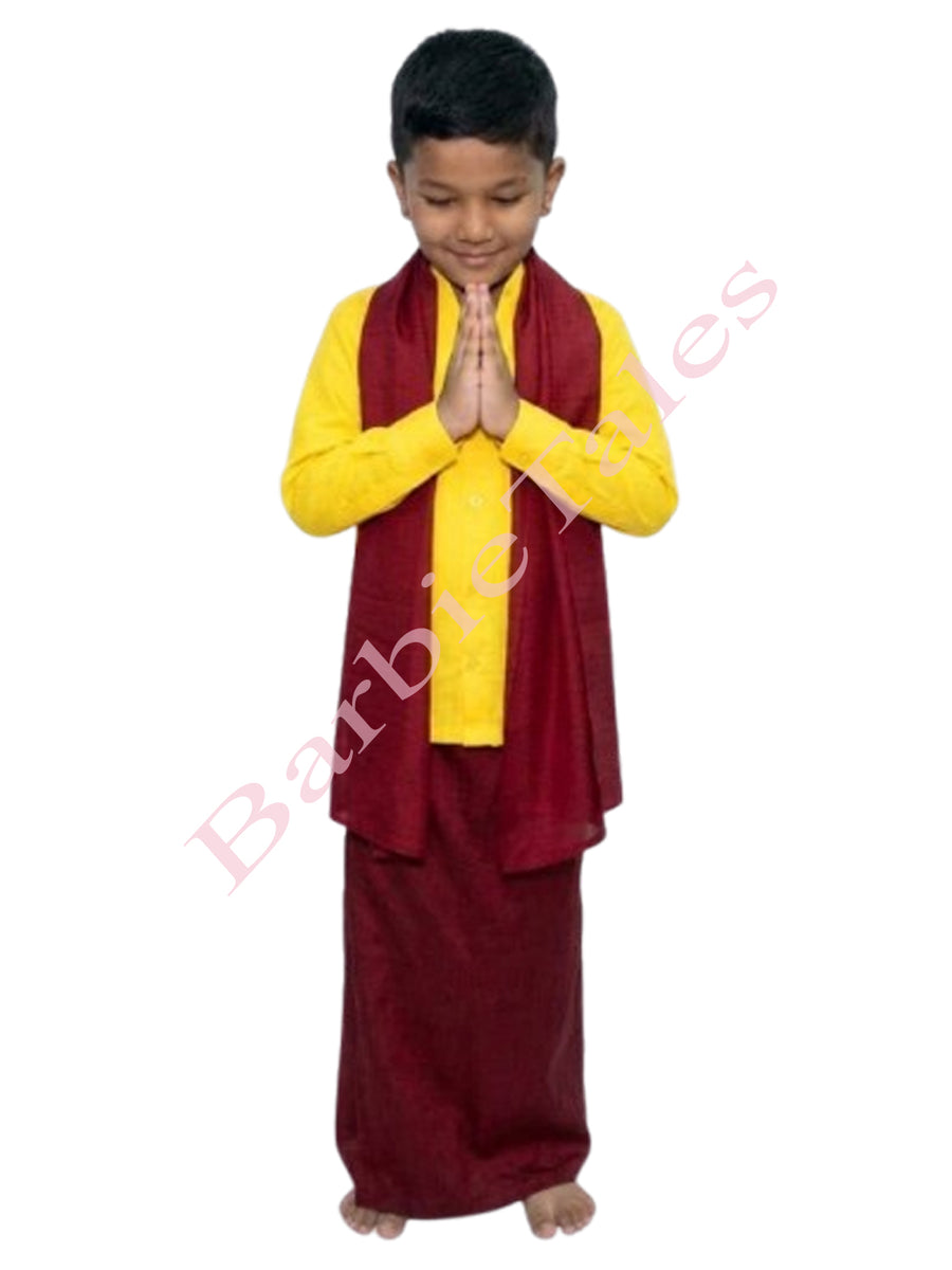 Monk Budha Boy Traditional Wear