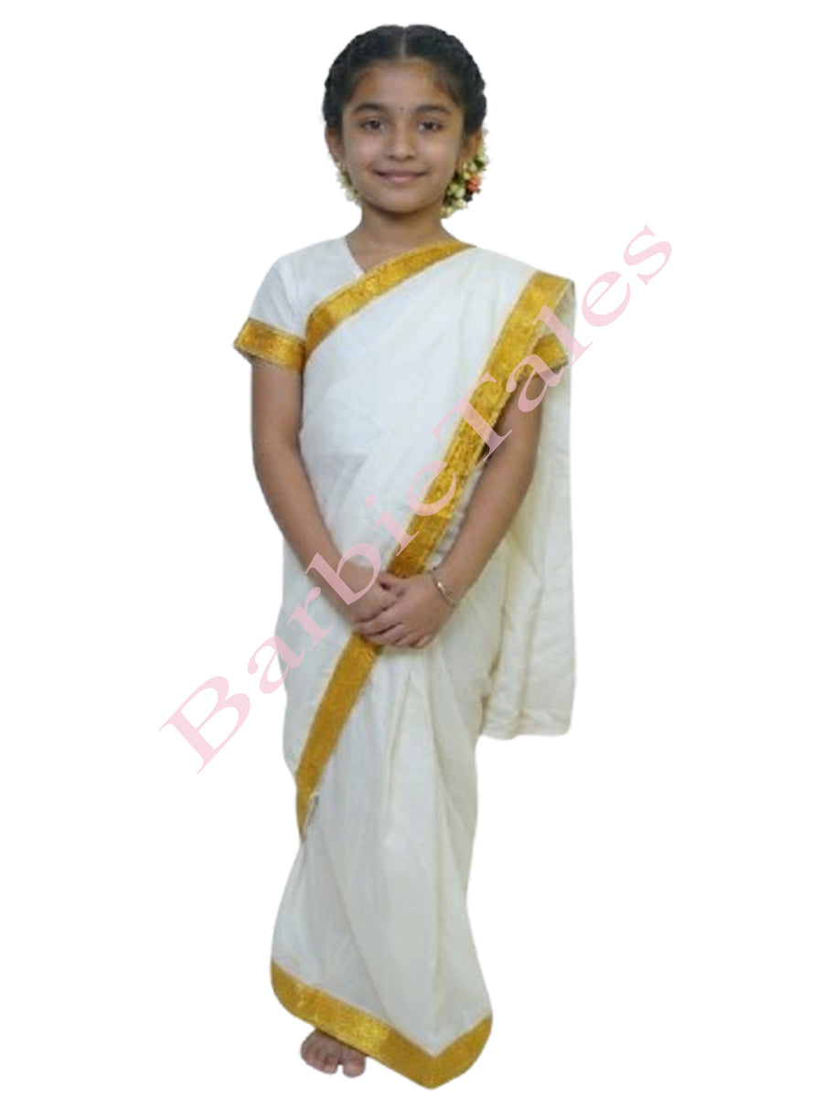 Kerala State Onam Fancy Dress for Girls