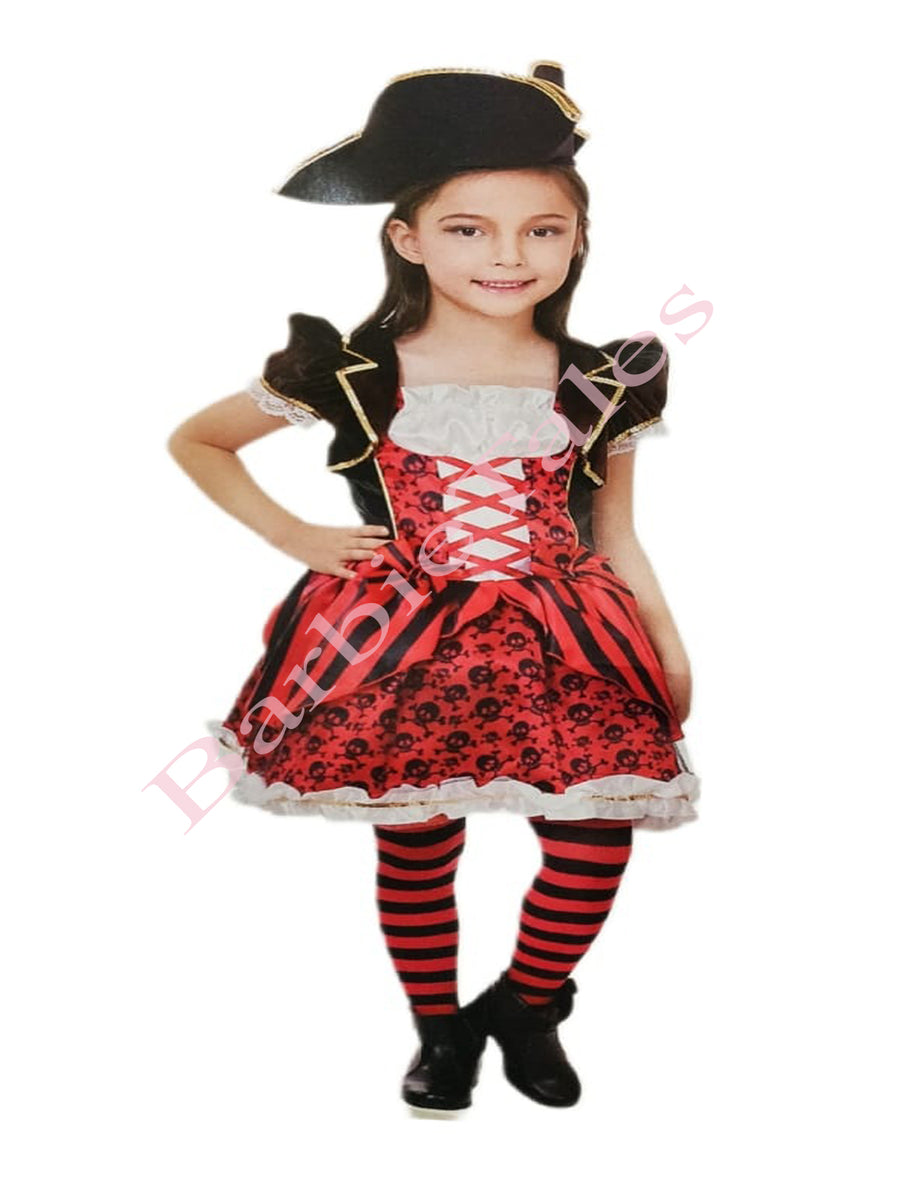 Pirate Girl  Dress Halloween costume- Imported