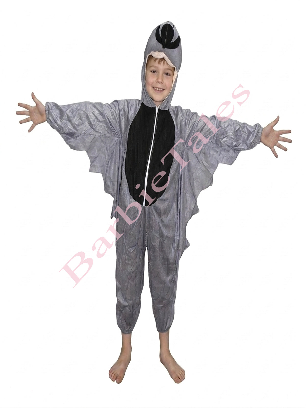 Pigeon Grey Bird Kids Fancy Dress Costume 