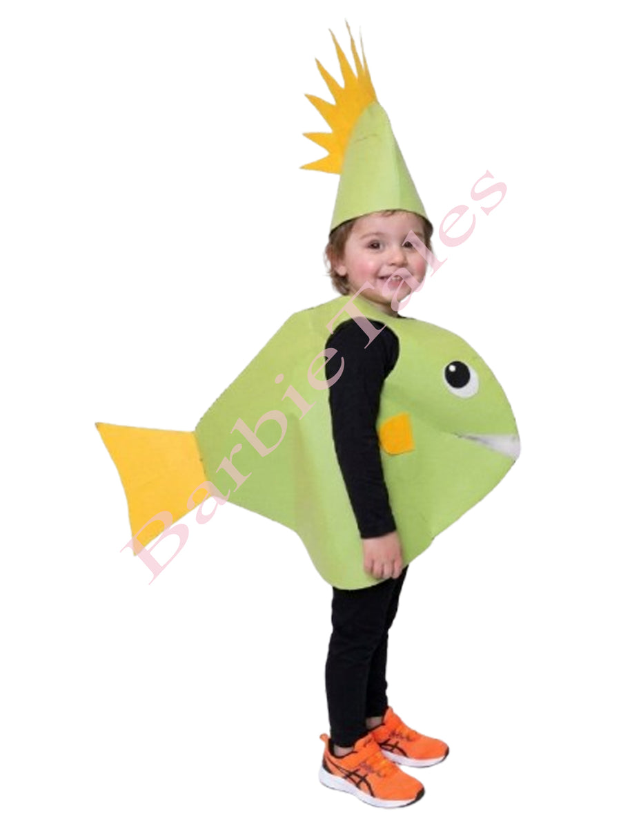 Pirana fish 3D Model  Insect Kids Fancy Dress Costume