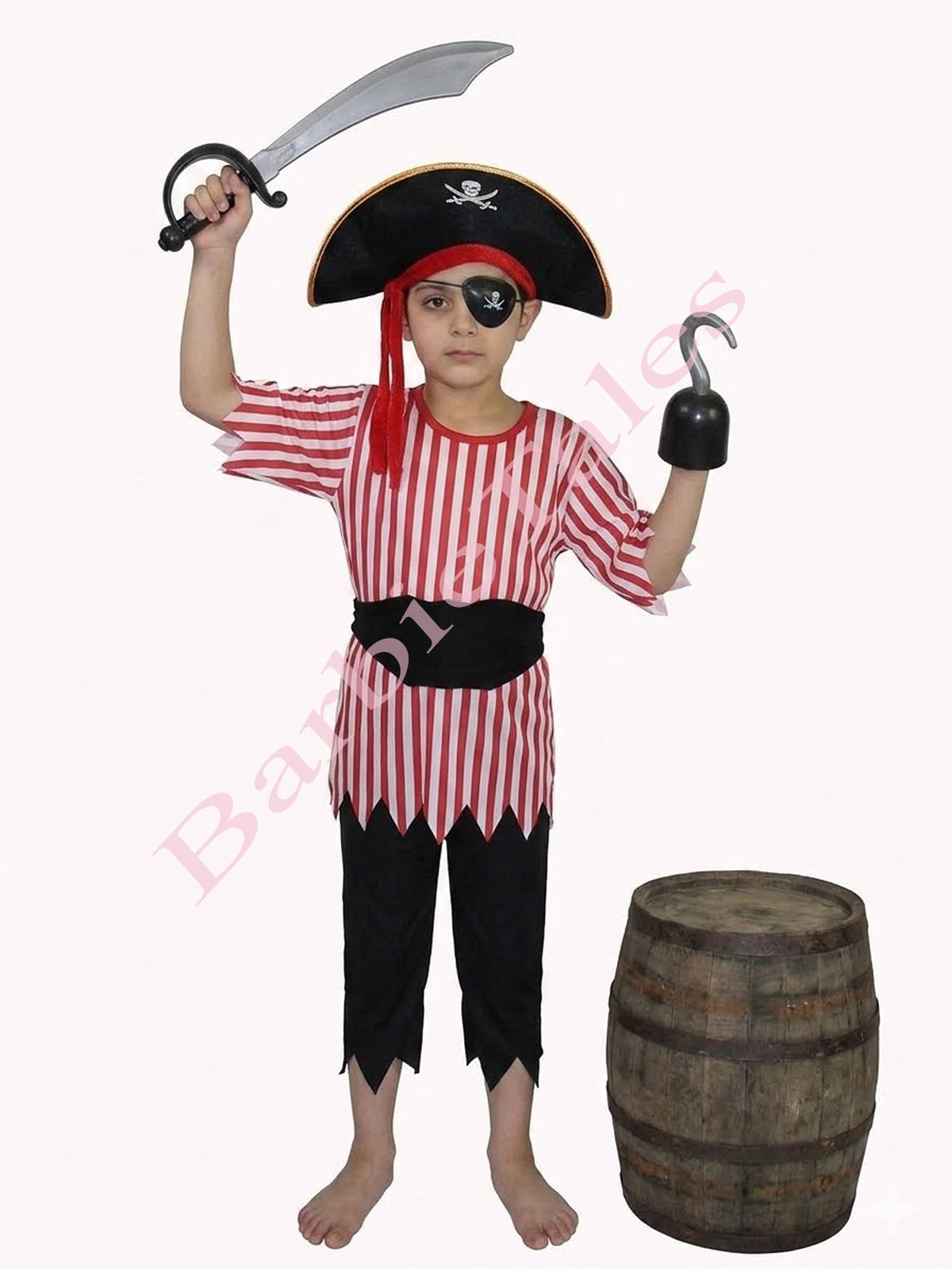Sea Pirate Kids Fancy Dress Costume