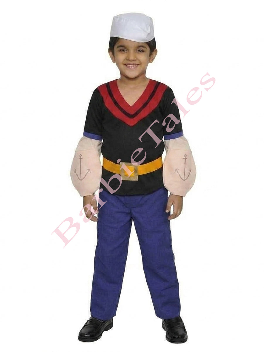 Popeye Kids Fancy Dress Costume