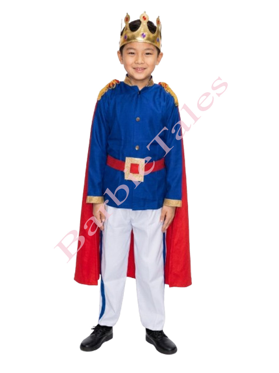 Prince Charming King Kids Fancy Dress Costume