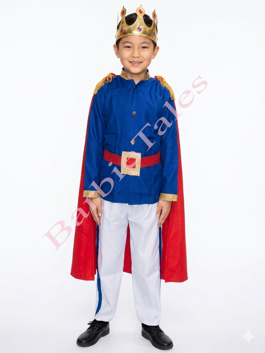 Prince Charming King Kids Fancy Dress Costume