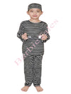 Prisoner Theif Fancy  Dress With Hand Cuffs