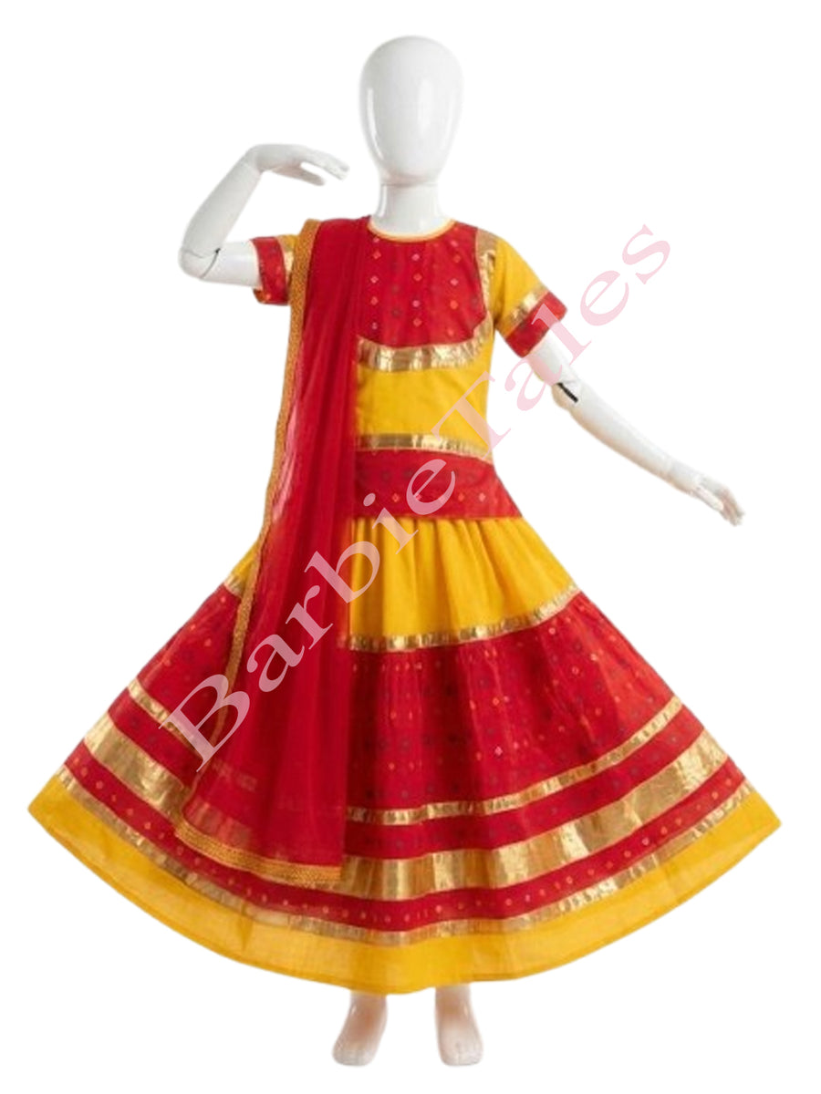 Rajasthani State Fancy Dress For Girls