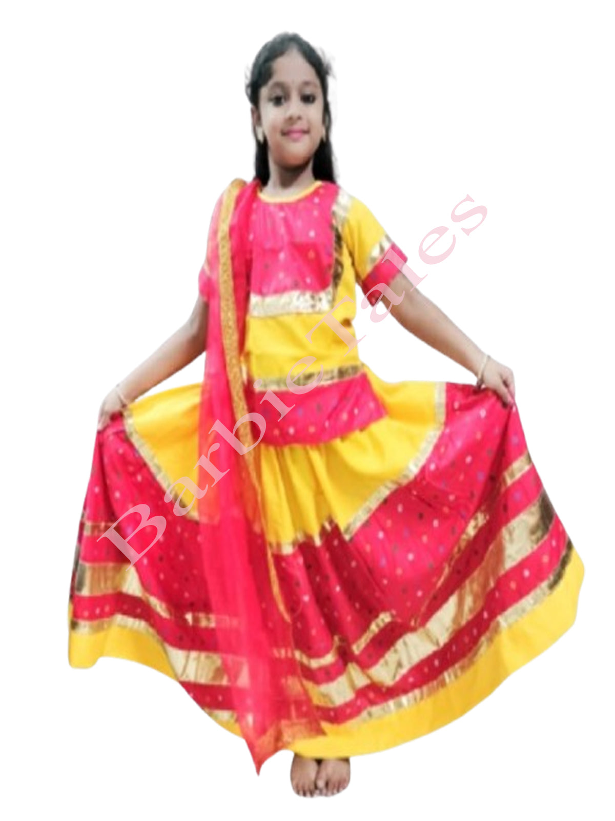 Rajasthani State Fancy Dress For Girls