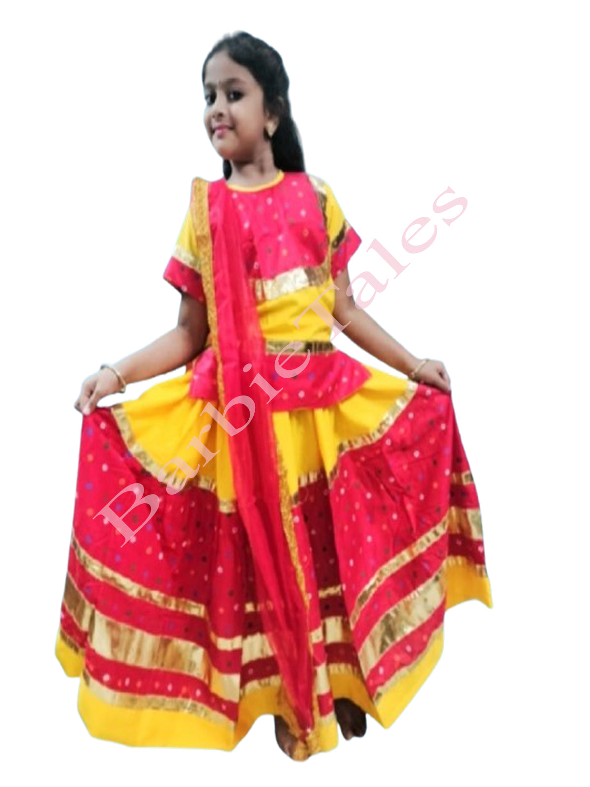 Rajasthani State Fancy Dress For Girls