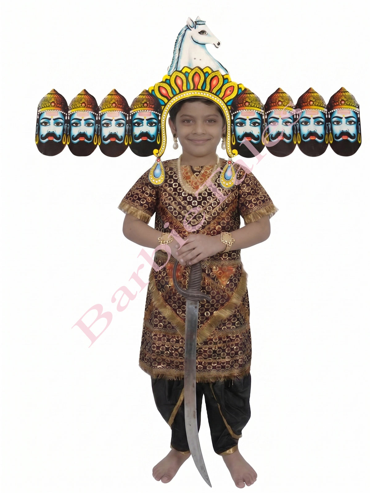 Ravana Lankesh Kids Fancy Dress Costume
