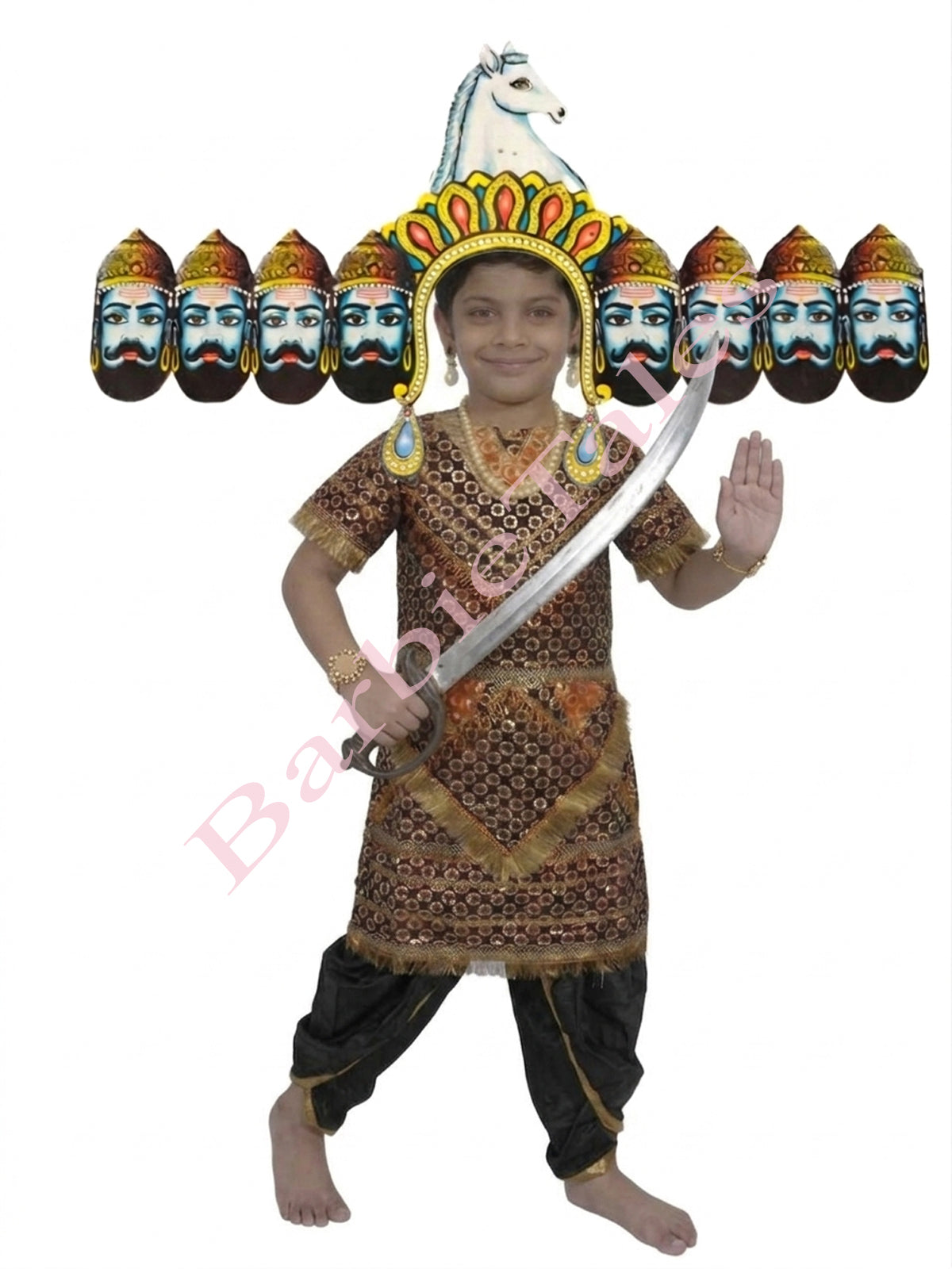 Ravana Lankesh Kids Fancy Dress Costume