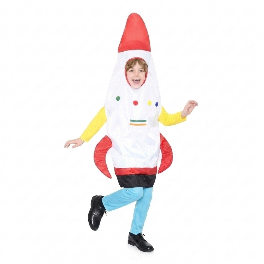 Rocket Costume Kids Fancy Dress Free Size for Boys and Girls