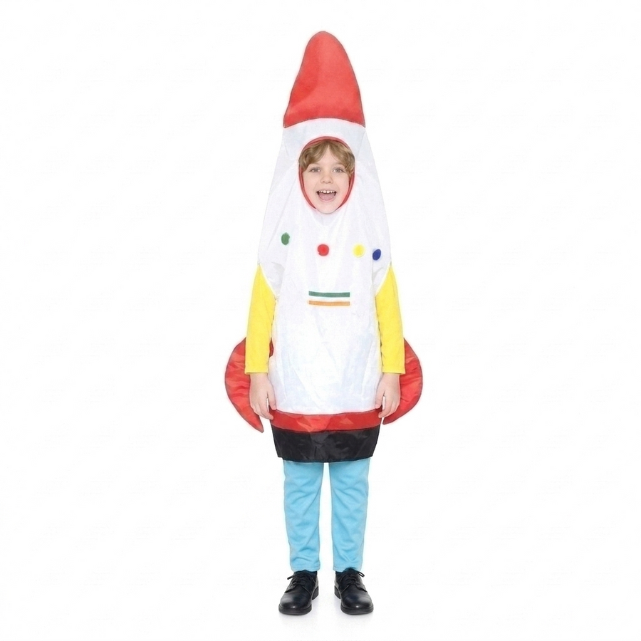 Rocket Costume Kids Fancy Dress Free Size for Boys and Girls