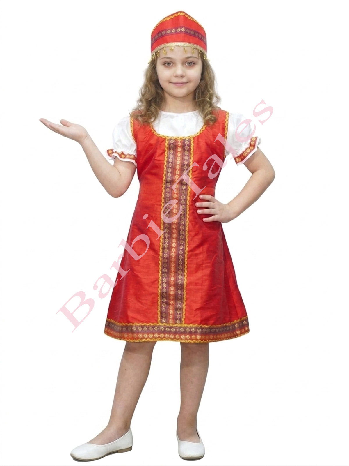 Russian Girl Kids Fancy Dress Costume