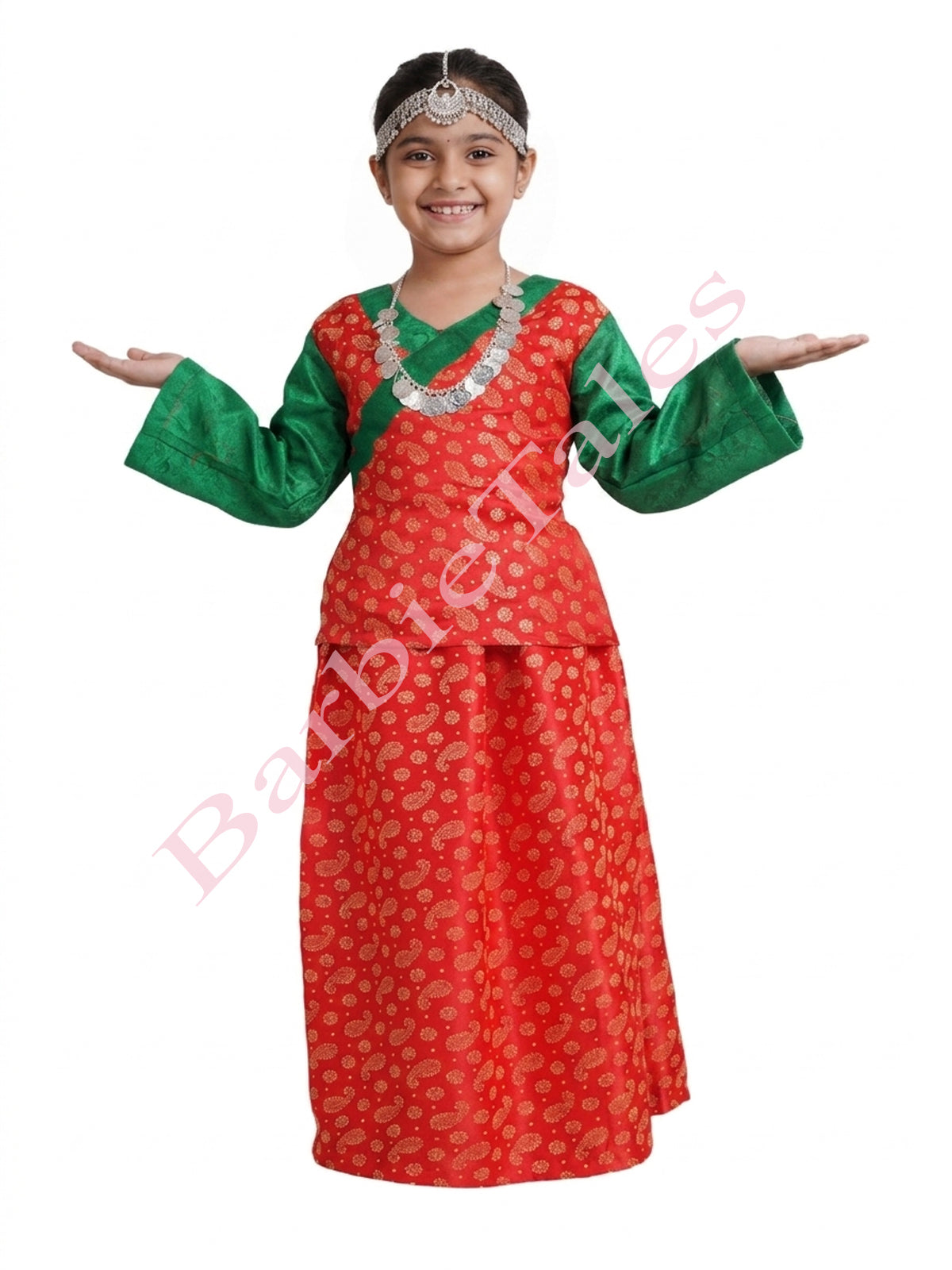Sikkim Girl Kids Fancy Dress Costume