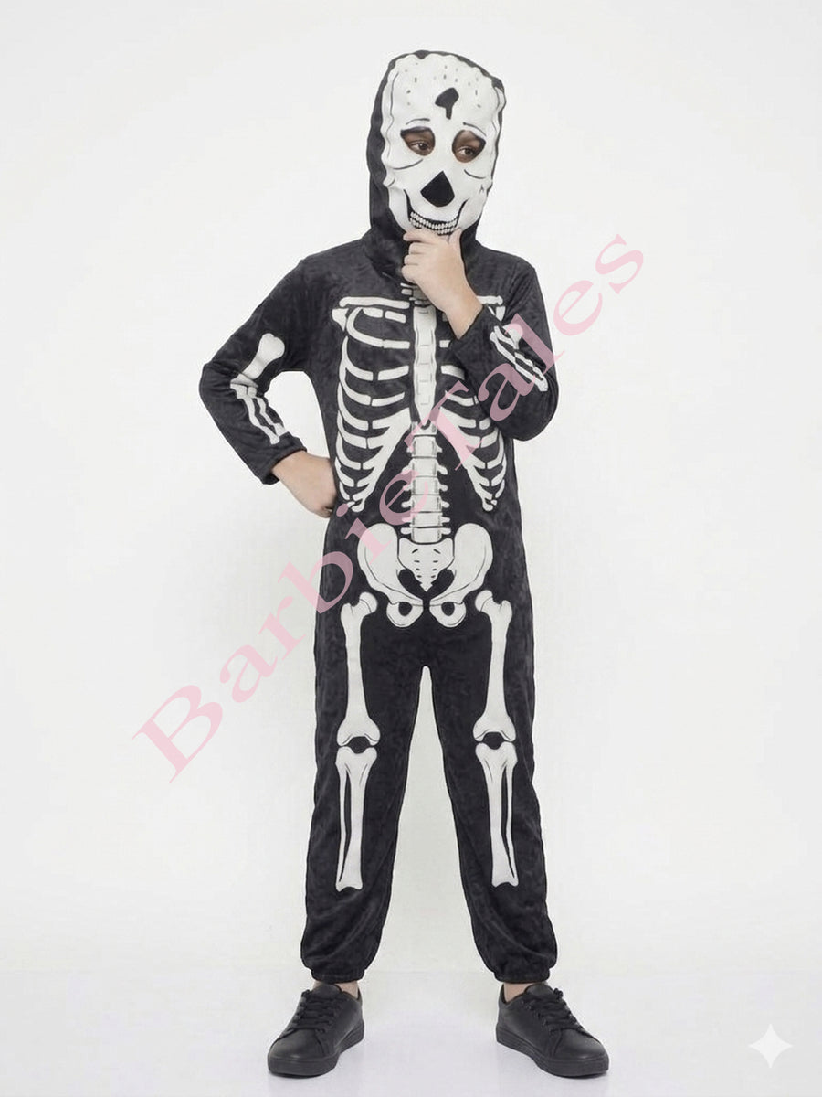 Skeleton Fancy Dress For Kids Halloween Costume