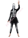 Skeleton Girl Fancy Dress For Kids Halloween Costume