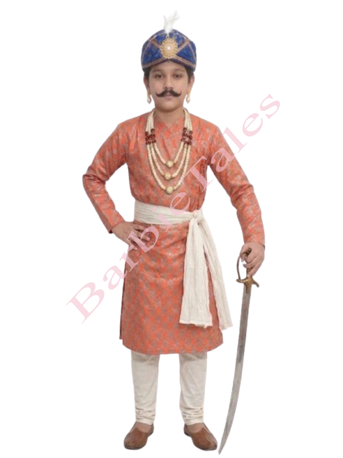 King Sree Krishnadevaraya Kids Fancy Dress Costume
