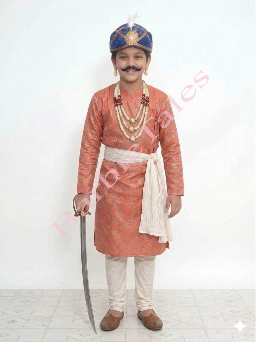 King Sree Krishnadevaraya Kids Fancy Dress Costume