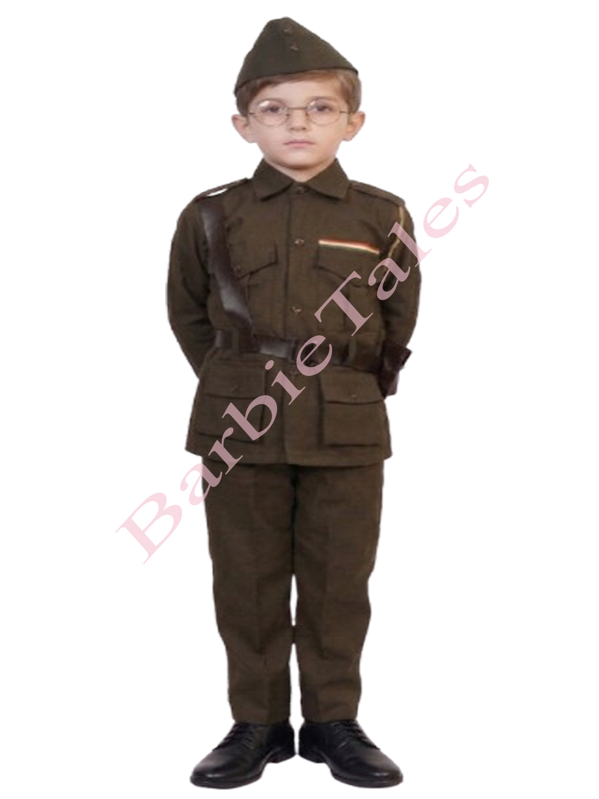Subhash Chandra Bose Freedom Fighter Kids Fancy Dress Costume