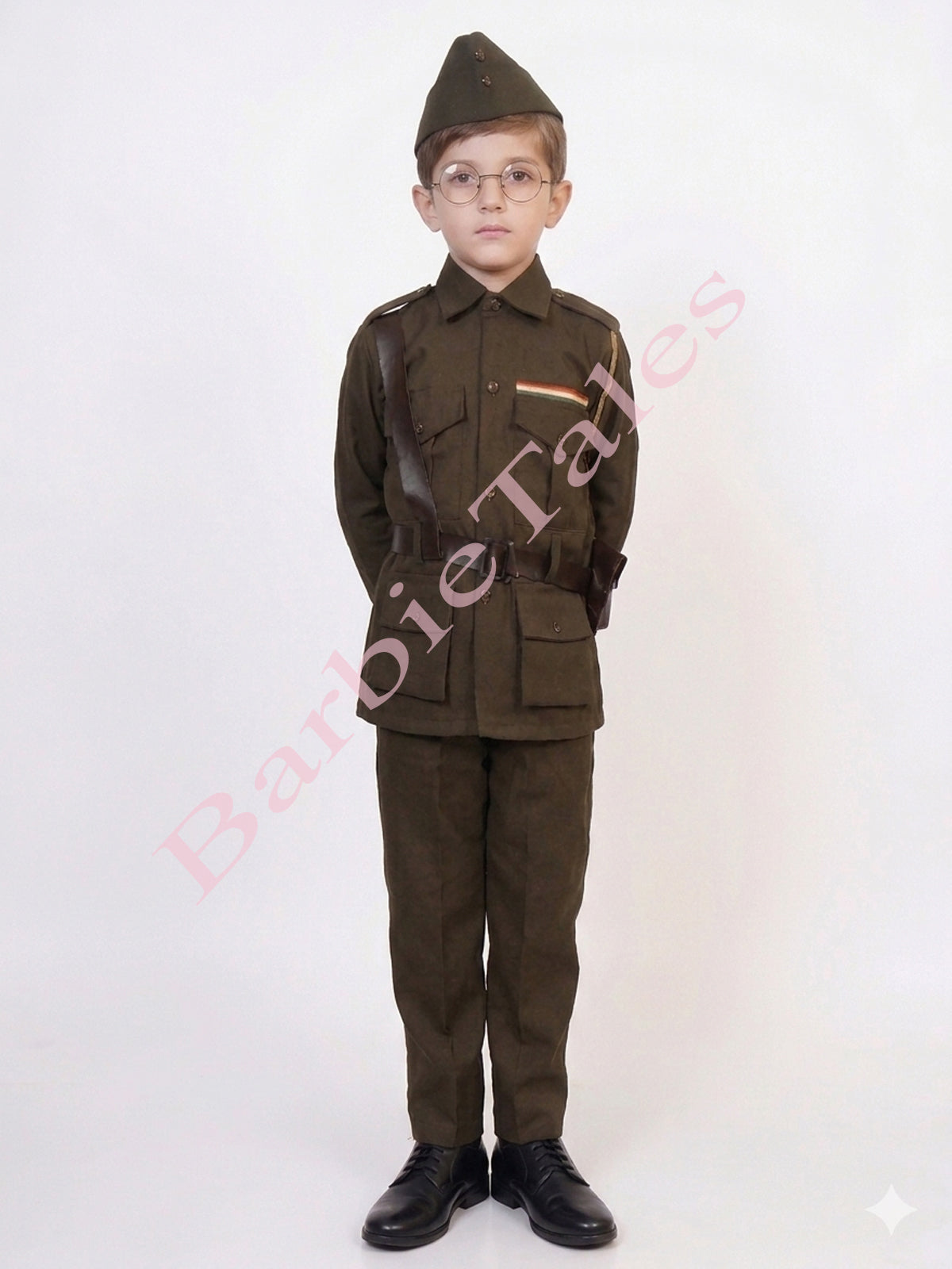 Subhash Chandra Bose Freedom Fighter Kids Fancy Dress Costume