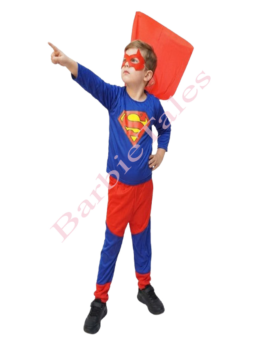 Superman Kids Fancy Dress Costume - Standard