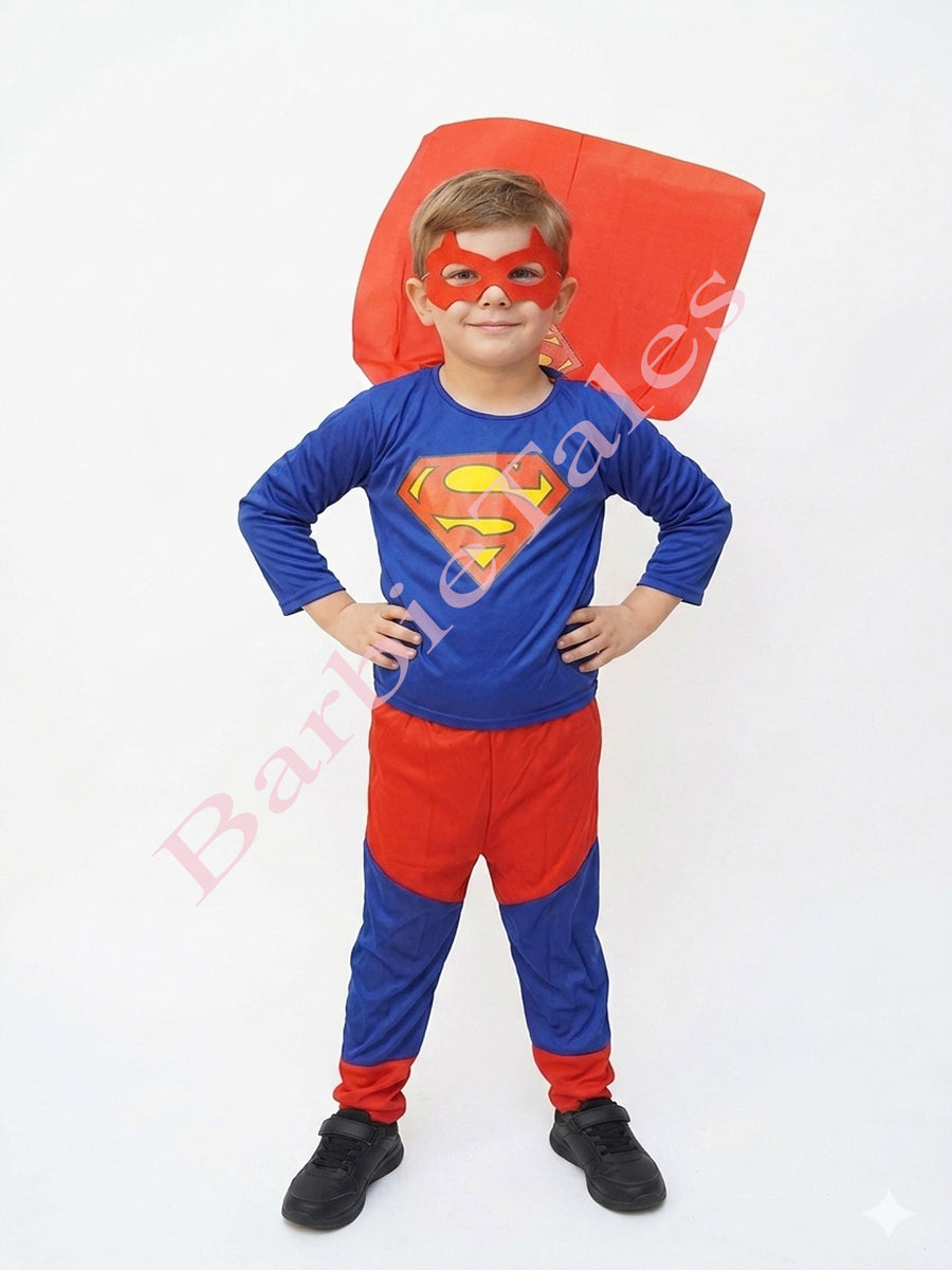 Superman Kids Fancy Dress Costume - Standard