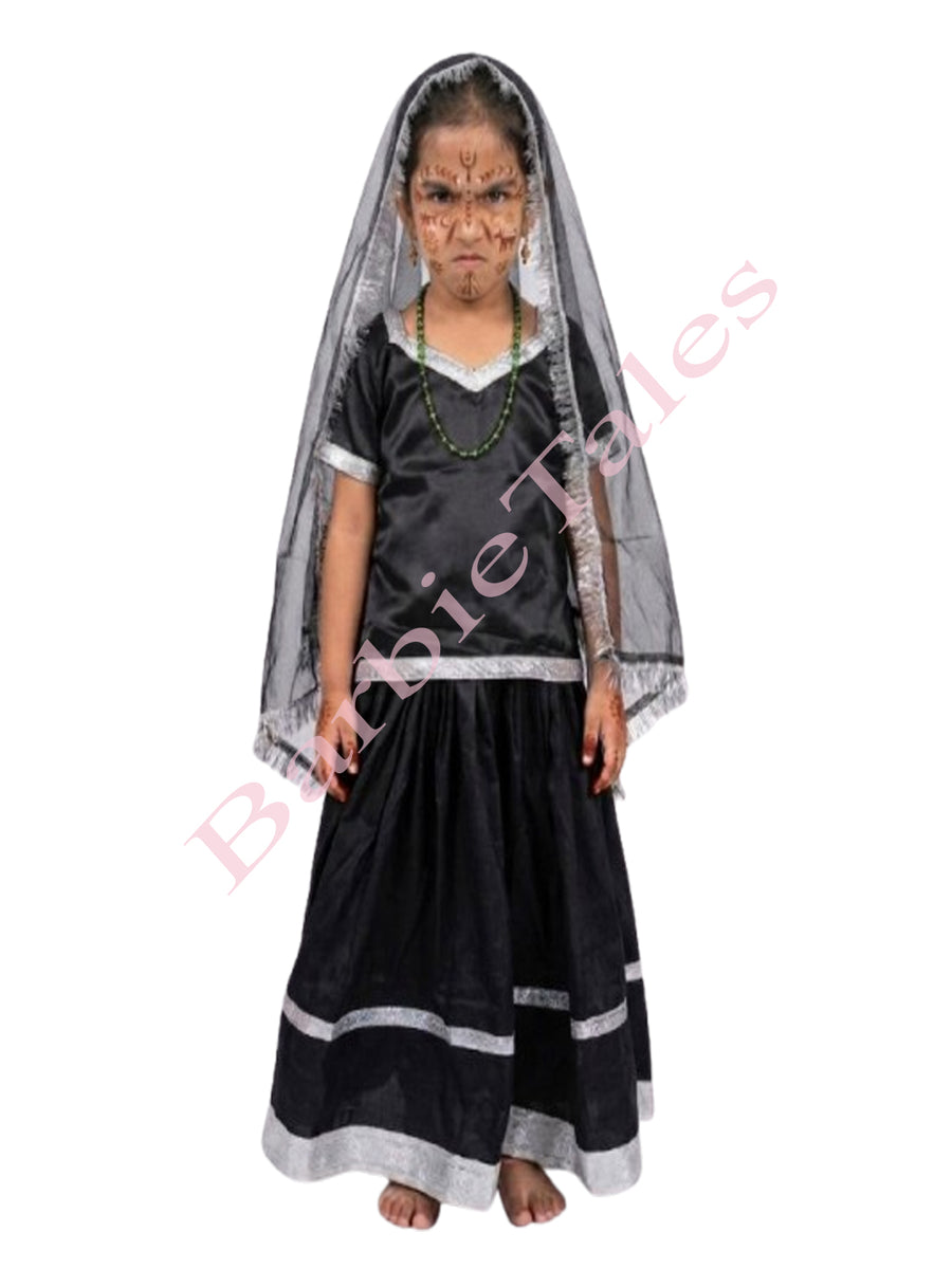 Surpanaka Kids Fancy Dress For Girls  Costume -Rakshasi