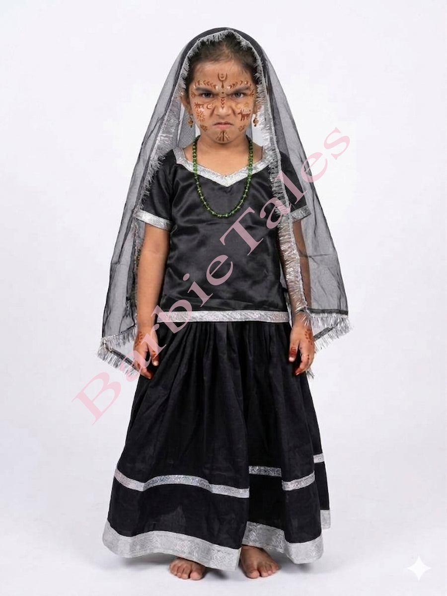 Surpanaka Kids Fancy Dress For Girls  Costume -Rakshasi