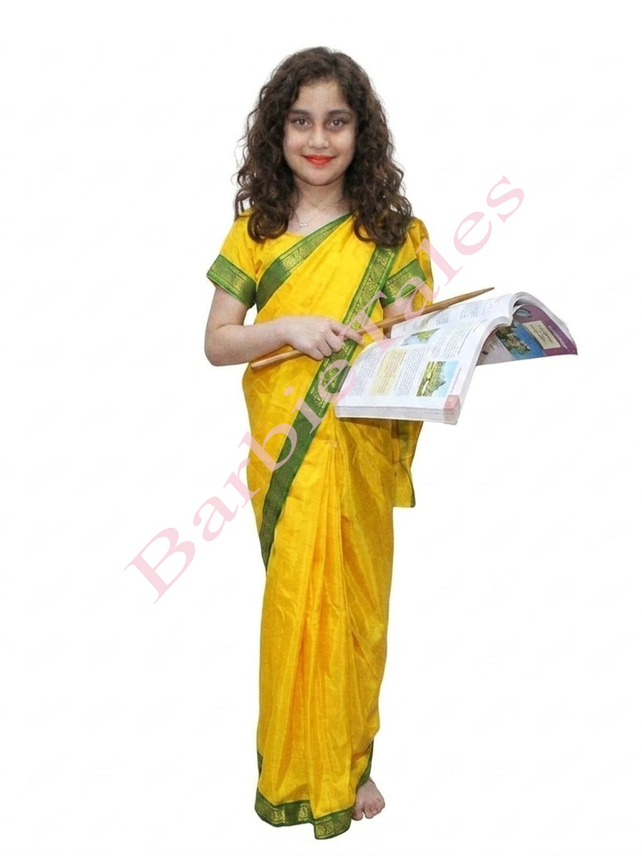 Teacher Girl Fancy Dress-YELLOW