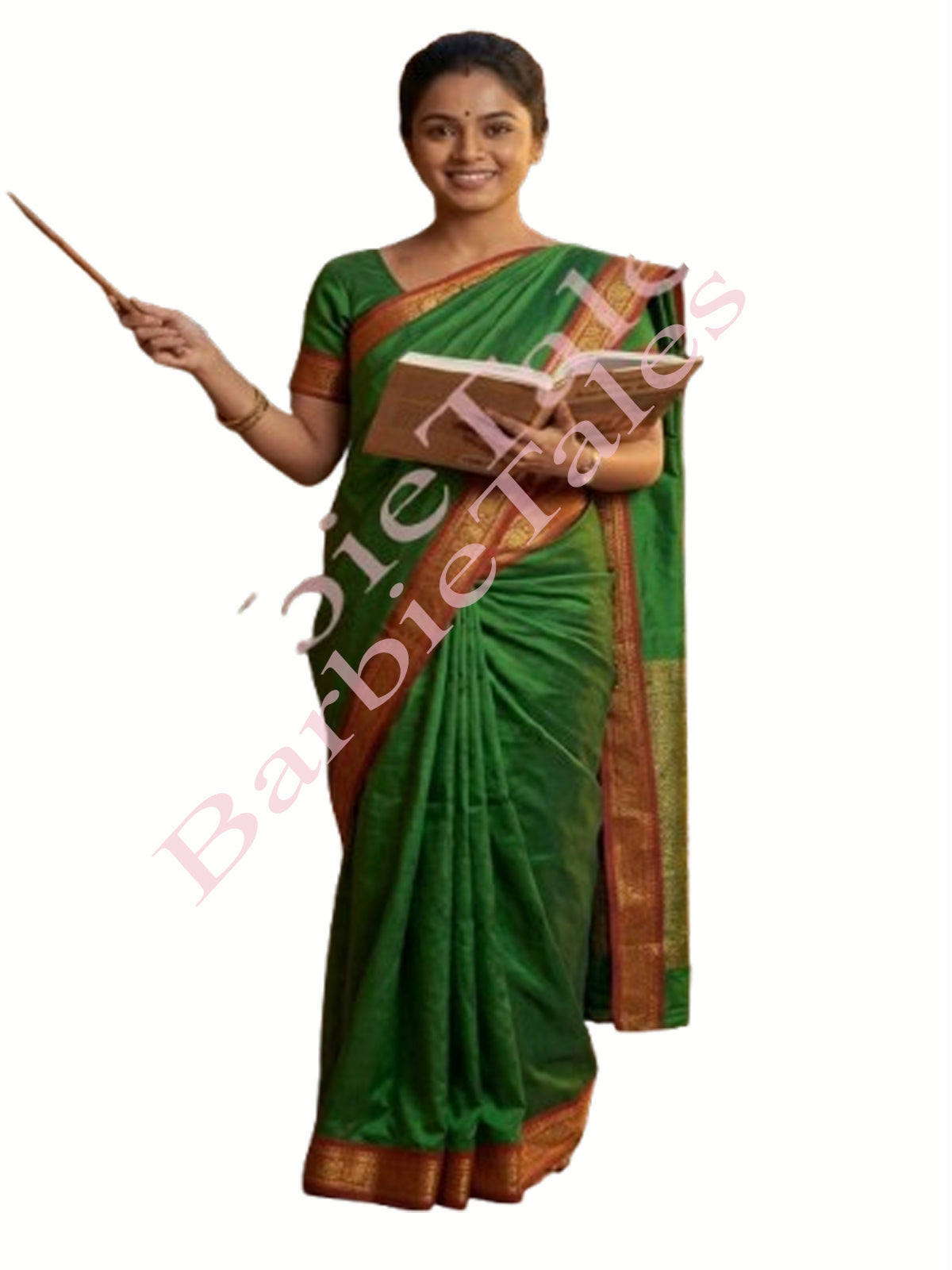 Teacher Girl Fancy Dress-GREEN