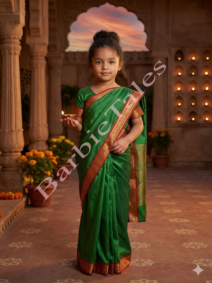Teacher Girl Fancy Dress-GREEN