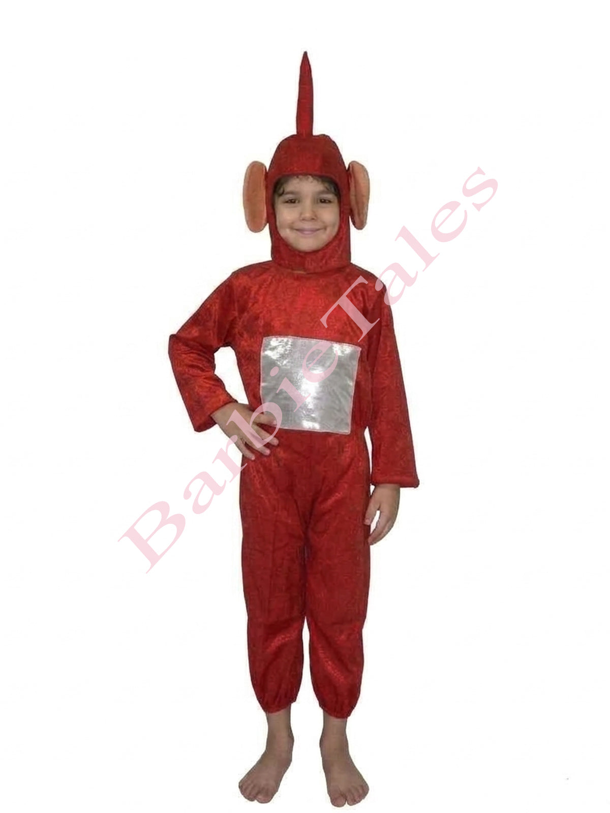 Teletubbies Red Superhero Kids Fancy Dress Costume