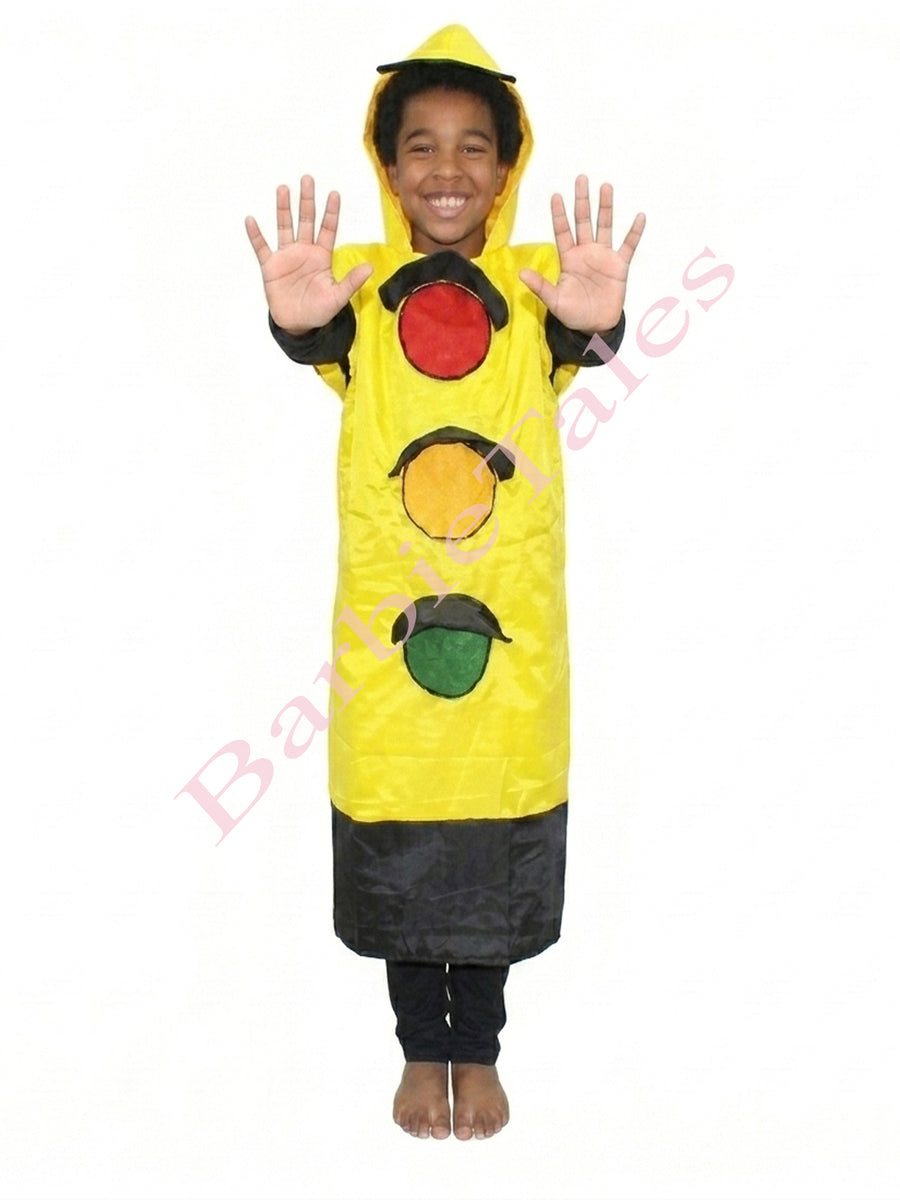 Traffic Signal Stop or Red or Green Signal Kids Fancy Dress
