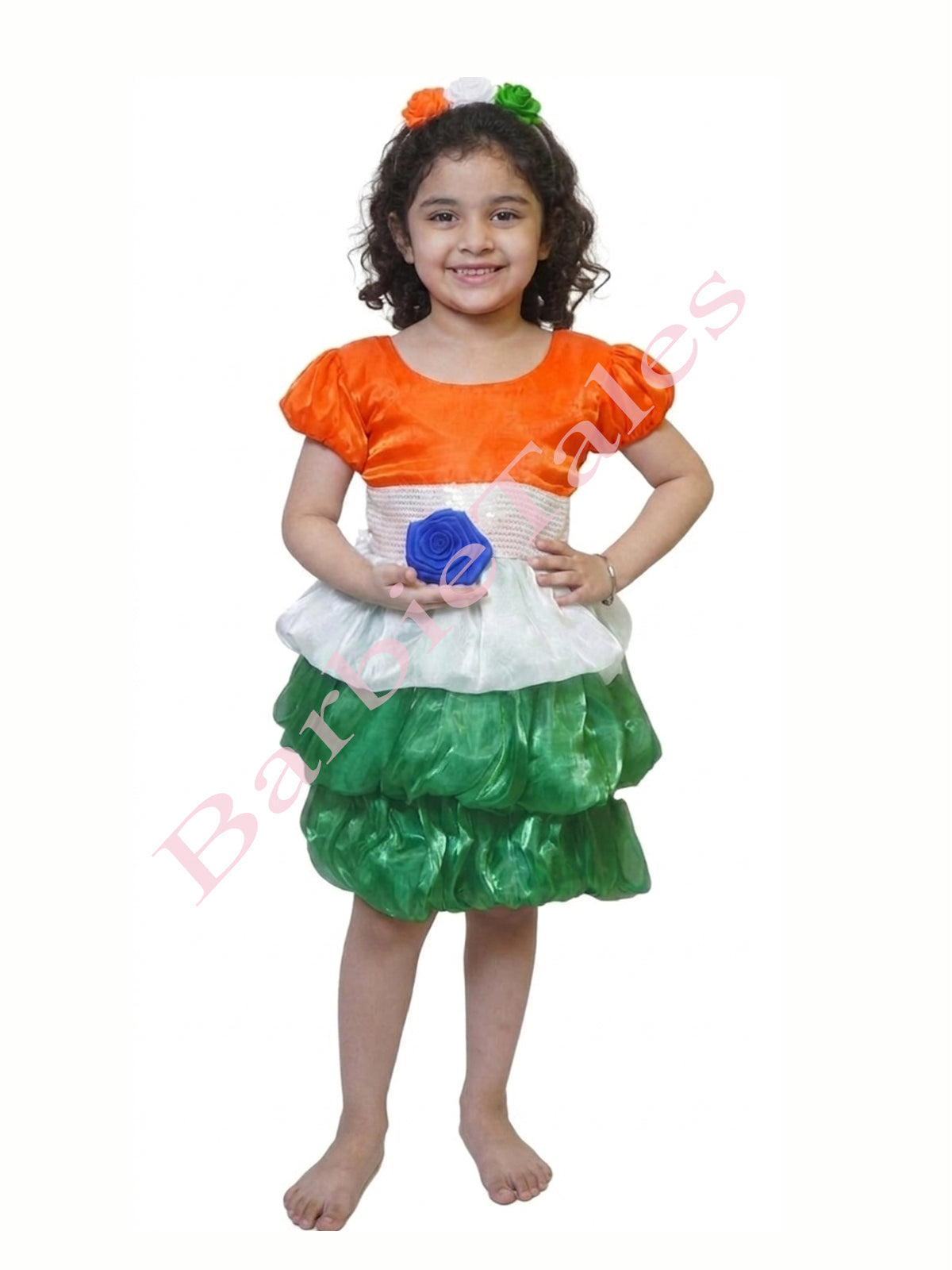 Tri Color Frock Fancy Dress